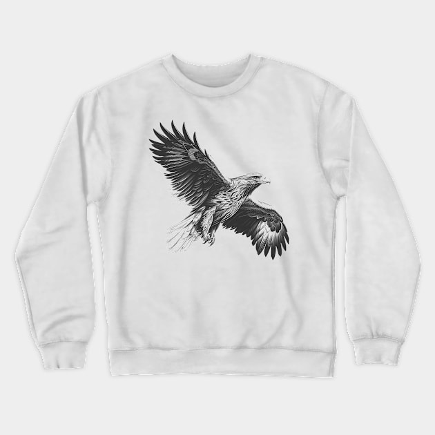 Majestic Eagle Crewneck Sweatshirt by HappyDigital